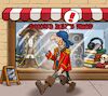 Cartoon: Second Hand Shop (small) by Chris Berger tagged pirat,hand,prothese,second,shop