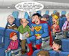 Cartoon: Superman (small) by Chris Berger tagged superman,flugzeug,fliegen,urlaub,mücken,insekten