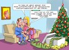 Cartoon: Weihnachstgeschenk (small) by Joshua Aaron tagged social,network,xmas,weihnachten,geschenk,snake,schlange,boa,bite,love