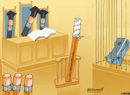 Cartoon: Human rights (medium) by Vladimir Khakhanov tagged rights