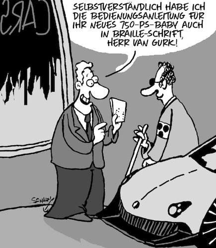 Cartoon: 750 PS (medium) by Karsten Schley tagged autos,sportwagen,transport,freizeit,reichtum,technik,gesundheit,verkehr,gesellschaft,autos,sportwagen,transport,freizeit,reichtum,technik,gesundheit,verkehr,gesellschaft