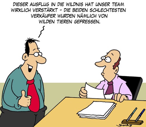 Cartoon: Ausflug (medium) by Karsten Schley tagged team,teamwork,arbeitgeber,arbeitnehmer,verkaufen,verkäufer,teambildung,wirtschaft,business,natur,tiere,gesundheit,team,teamwork,arbeitgeber,arbeitnehmer,verkaufen,verkäufer,teambildung,wirtschaft,business,natur,tiere,gesundheit