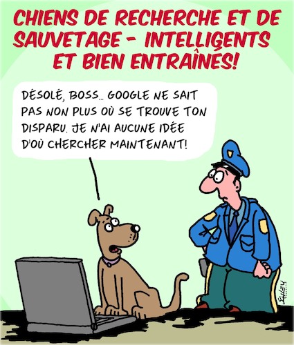 Cartoon: Chiens de Secours (medium) by Karsten Schley tagged urgences,police,medical,sauvetage,animaux,chiens,urgences,police,medical,sauvetage,animaux,chiens