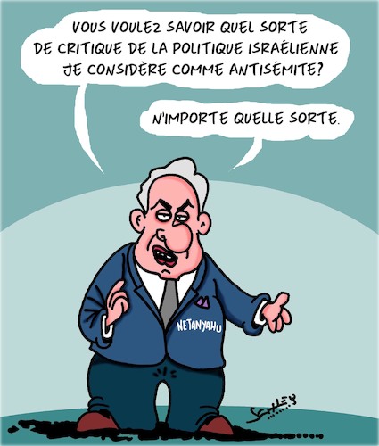 Cartoon: Critique (medium) by Karsten Schley tagged politique,critique,caricatures,netanyahu,israel,politique,critique,caricatures,netanyahu,israel