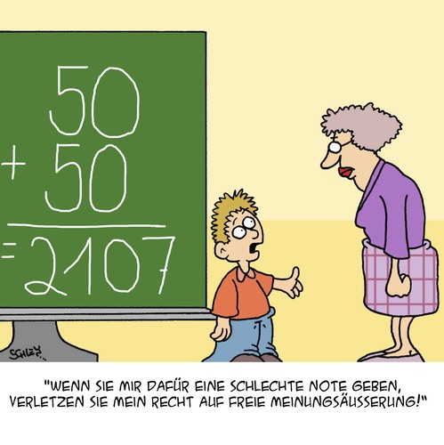 Cartoon: Das ist ZENSUR!!! (medium) by Karsten Schley tagged schule,ausbildung,lernen,schüler,lehrer,zensuren,mathematik,jugend,bildung,schule,ausbildung,lernen,schüler,lehrer,zensuren,mathematik,jugend,bildung