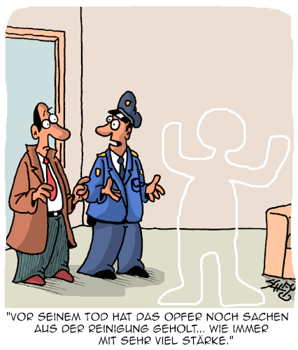 Cartoon: Das Opfer (medium) by Karsten Schley tagged verbrechen,kriminalität,mord,opfer,polizei,mode,kleidung,soziales,gesellschaft,verbrechen,kriminalität,mord,opfer,polizei,mode,kleidung,soziales,gesellschaft