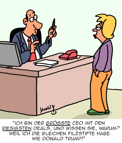 Cartoon: Der GRÖSSTE!! (medium) by Karsten Schley tagged business,manager,erfolg,karriere,abschlüsse,deals,filzstifte,wirtschaft,politik,trump,business,manager,erfolg,karriere,abschlüsse,deals,filzstifte,wirtschaft,politik,trump