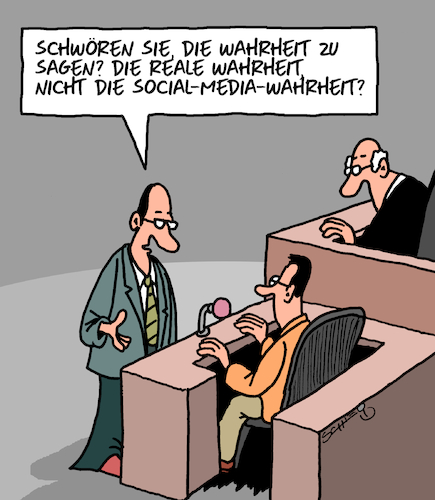 Cartoon: Die wahre Wahrheit? (medium) by Karsten Schley tagged fake,news,social,media,manipulation,populismus,medienkompetenz,medien,ki,demokratie,gesellschaft,politik,fake,news,social,media,manipulation,populismus,medienkompetenz,medien,ki,demokratie,gesellschaft,politik