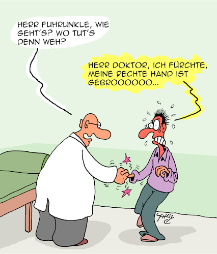 Cartoon: Empathischer Arzt (medium) by Karsten Schley tagged empathie,kommunikation,ärzte,patienten,gesundheit,gesellschaft,empathie,kommunikation,ärzte,patienten,gesundheit,gesellschaft