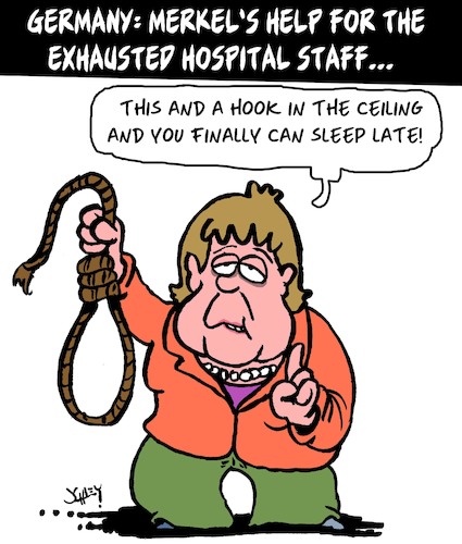 Exhausted Hospital Staff