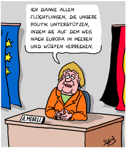 Frau Merkel sagt DANKE!