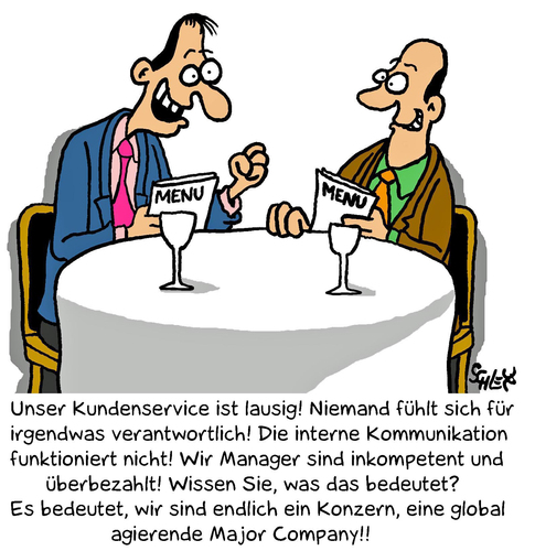 Cartoon: Global Player (medium) by Karsten Schley tagged wirtschaft,business,global,player,globalisierung,konzerne,management,manager,kundenservice,kommunikation,wirtschaft,globalisierung,konzerne,management,manager,kundenservice,kommunikation