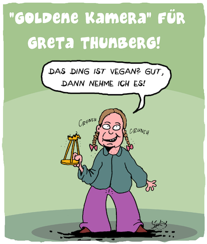 Goldene Kamera für Greta