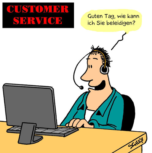 Cartoon: Guter Kundendienst (medium) by Karsten Schley tagged wirtschaft,business,kunden,kundenservice,gesellschaft,geld,jobs,arbeit,wirtschaft,kunden,business,kundenservice,gesellschaft,geld,jobs,arbeit