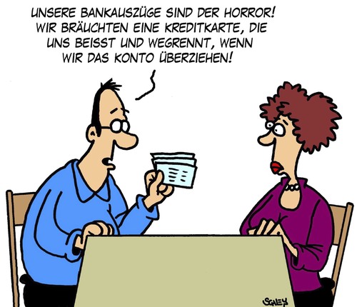 Cartoon: Kontoauszug (medium) by Karsten Schley tagged eurokrise,einkommen,geld,kreditkarten,dispokredit,bankkonto,schulden,banken,banken,schulden,bankkonto,dispokredit,kreditkarten,geld,einkommen,eurokrise