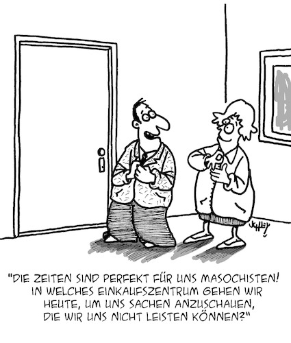 Cartoon: Masochisten (medium) by Karsten Schley tagged preissteigerungen,inflation,einkommen,geld,lebenshaltungskosten,einkaufen,warenkorb,finanzen,verbraucher,politik,gesellschaft,preissteigerungen,inflation,einkommen,geld,lebenshaltungskosten,einkaufen,warenkorb,finanzen,verbraucher,politik,gesellschaft