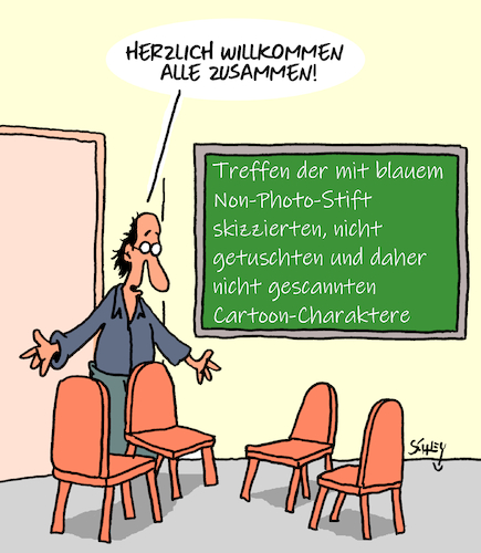 Cartoon: Meeting (medium) by Karsten Schley tagged meeting,hilfe,selbsthilfe,gesundheit,cartoons,comics,technik,unterhaltung,medien,kunst,gesellschaft,meeting,hilfe,selbsthilfe,gesundheit,cartoons,comics,technik,unterhaltung,medien,kunst,gesellschaft