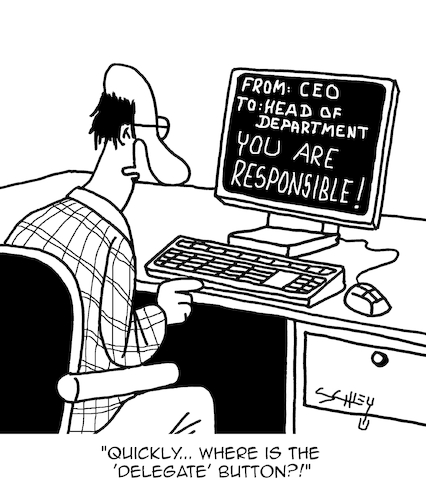 Cartoon: Responsibility (medium) by Karsten Schley tagged ceo,management,department,heads,business,economy,office,leadership,jobs,career,society,ceo,management,department,heads,business,economy,office,leadership,jobs,career,society