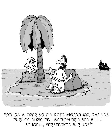 Cartoon: Rettung (medium) by Karsten Schley tagged zivilisation,rettung,schiffbruch,seefahrt,zivilisationsmüdigkeit,politik,menschheit,gesellschaft,zivilisation,rettung,schiffbruch,seefahrt,zivilisationsmüdigkeit,politik,menschheit,gesellschaft