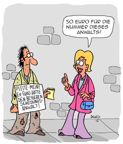 Cartoon: Scheidungsanwalt (medium) by Karsten Schley tagged ehe,liebe,männer,frauen,scheidung,scheidungsanwälte,trennung,schmerz,geld,justiz,recht,gesellschaft,ehe,liebe,männer,frauen,scheidung,scheidungsanwälte,trennung,schmerz,geld,justiz,recht,gesellschaft