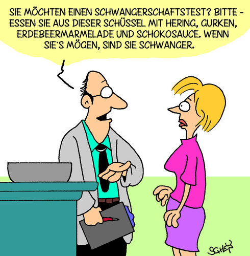 Cartoon: Schwanger (medium) by Karsten Schley tagged frauen,gesellschaft,schwangerschaft,ernährung,deutschland,essen,medizin,gesundheit,ärzte,frauen,gesellschaft,schwangerschaft,ernährung,deutschland,essen,medizin,gesundheit,ärzte