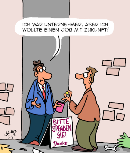 Cartoon: Sicherer Job (medium) by Karsten Schley tagged wirtschaft,politik,unternehmer,wirtschaftsaussichten,umsätze,prognosen,einkommen,jobsicherheit,zukunft,soziales,gesellschaft,wirtschaft,politik,unternehmer,wirtschaftsaussichten,umsätze,prognosen,einkommen,jobsicherheit,zukunft,soziales,gesellschaft