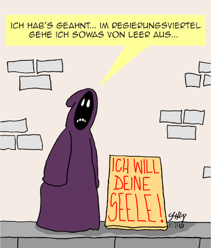 So ein Pech (medium) Cartoon: So ein Pech (medium) by Karsten Schley tagged politik,politiker,wahlen,wählende,seelen,dämonen,übersinnliches,gesellschaft,politik,politiker,wahlen,wählende,seelen,dämonen,übersinnliches,gesellschaft