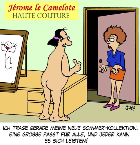 Cartoon: Sommer - Mode (medium) by Karsten Schley tagged mode,kleidung,design,fashion,sommer,sommermode,männer,modeschöpfer,lifestyle,kultur,mode,kleidung,design,fashion,sommer,sommermode,männer,modeschöpfer,lifestyle,kultur