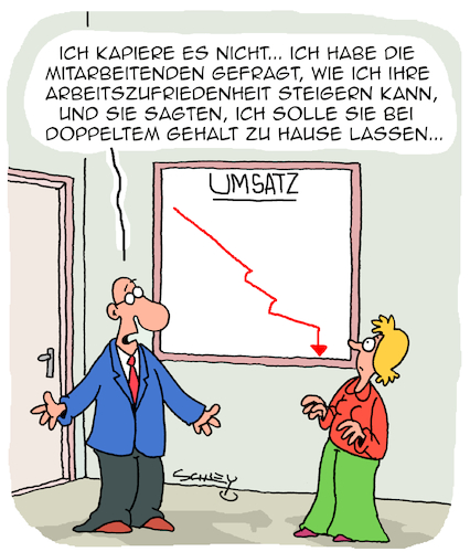 Cartoon: Super Chef (medium) by Karsten Schley tagged arbeit,arbeitgeber,arbeitnehmer,zufriedenheit,motivation,umsätze,wirtschaft,management,business,arbeit,arbeitgeber,arbeitnehmer,zufriedenheit,motivation,umsätze,wirtschaft,management,business