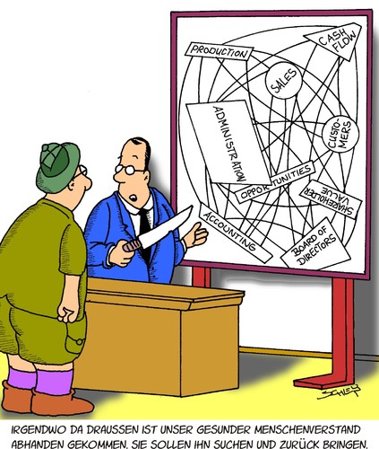 Cartoon: Verstand (medium) by Karsten Schley tagged wirtschaft,geld,wirtschaftskrise,business,wirtschaft,geld,wirtschaftskrise,business