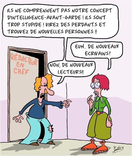 Cartoon: Virez-les! (medium) by Karsten Schley tagged presse,journaux,medias,economie,education,intellectuels,presse,journaux,medias,economie,education,intellectuels