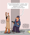 Cartoon: Altmodisch!! (small) by Karsten Schley tagged fundraising,psychologie,kriminalität,raub,verbrechen,wirtschaft,gangster,mode,gesellschaft