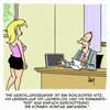 Cartoon: Anfangen (small) by Karsten Schley tagged jobs,arbeit,arbeitgeber,arbeitnehmer,business,bewerbungen,karriere,lebenslauf,frauen,männer