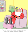 Cartoon: Arbeiten am Heiligabend (small) by Karsten Schley tagged weihnachten,arbeit,weihnachtsmann,familie,mütter,feiertage,religion,christentum,gesellschaft,wirtschaft,transport,logistik