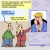 Cartoon: Ausländer (small) by Karsten Schley tagged politik,wahlen,usa,trump,europa,ausländer,flüchtlinge,kultur,demokratie