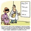 Cartoon: Beim Augenarzt (small) by Karsten Schley tagged medizin,ärzte,patienten,gesundheit,augenärzte,promis,incognito