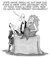 Cartoon: Beschwerde (small) by Karsten Schley tagged restaurants,gastronomie,kunden,beschwerden,ernährung,meerjungfrauen,gesellschaft