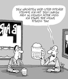 Cartoon: Bleibt fit! (small) by Karsten Schley tagged fitness,alter,sport,training,bars,kneipen,gesundheit,politik,gesellschaft