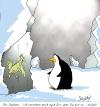 Cartoon: Daphne ist kalt... (small) by Karsten Schley tagged natur liebe tiere klima wetter dosenfisch