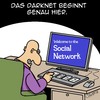 Cartoon: DARKNET (small) by Karsten Schley tagged computer,technik,kriminalität,cybercrime,darknet,internet,facebook,hass,politik,demokratie,mobbing