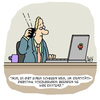 Cartoon: Dem Diebstahl keine Chance!! (small) by Karsten Schley tagged identitätsdiebstahl,kriminalität,internet,computer,kundenservice,vorbeugung,gesellschaft,deutschland