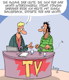 Cartoon: Der Experte (small) by Karsten Schley tagged tv,medien,experten,talkshows,interesselosigkeit,gesellschaft