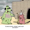 Cartoon: Der geht vor die Hunde! (small) by Karsten Schley tagged religion,bibel,christentum,arche,noah,sintflut,geschichte,mythen,legenden,tiere,hunde
