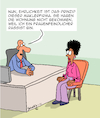 Cartoon: Ehrlichkeit (small) by Karsten Schley tagged vermieter,wohnen,mieter,wohnungsnot,rassismus,frauen,männer,frauenfeindlichkeit,ehrlichkeit,gesellschaft,medien