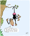 Cartoon: Ein Genie (small) by Karsten Schley tagged trump,politik,usa,geisteszustand,gesundheit,mentalität,twitter,atomwaffen,krieg,gesellschaft