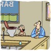 Cartoon: Einer geht noch... (small) by Karsten Schley tagged bars,gastronomie,tiere,hunde,trinken,alkohol,business