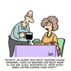 Cartoon: ENDLICH in Rente!!! (small) by Karsten Schley tagged rente,pension,liebe,familie,ehe,beziehungen,arbeit,jobs