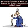 Cartoon: Endlösung (small) by Karsten Schley tagged albakr,terror,sachsen,justiz,polizei,tod,strafvollzug,gesellschaft,deutschland,politik,terroristen