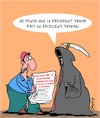Cartoon: Excellent Travail! (small) by Karsten Schley tagged covid19,trump,sante,politique,quarantaine,usa