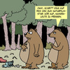 Cartoon: Filmstar (small) by Karsten Schley tagged natur,tiere,wildnis,tv,fernsehen,unterhaltung,prominente,bären,wald